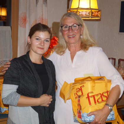 Evi erhielt ein Cool-Bag von FRASTANZER,  Prosit